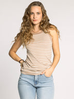 ICED COFFEE IVORY CLARENCE TANK