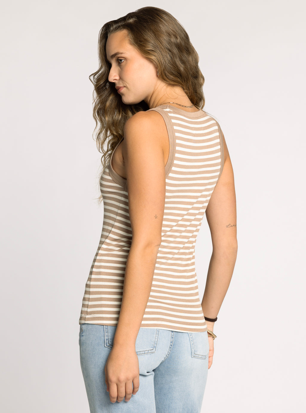 ICED COFFEE IVORY CLARENCE TANK