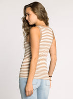ICED COFFEE IVORY CLARENCE TANK