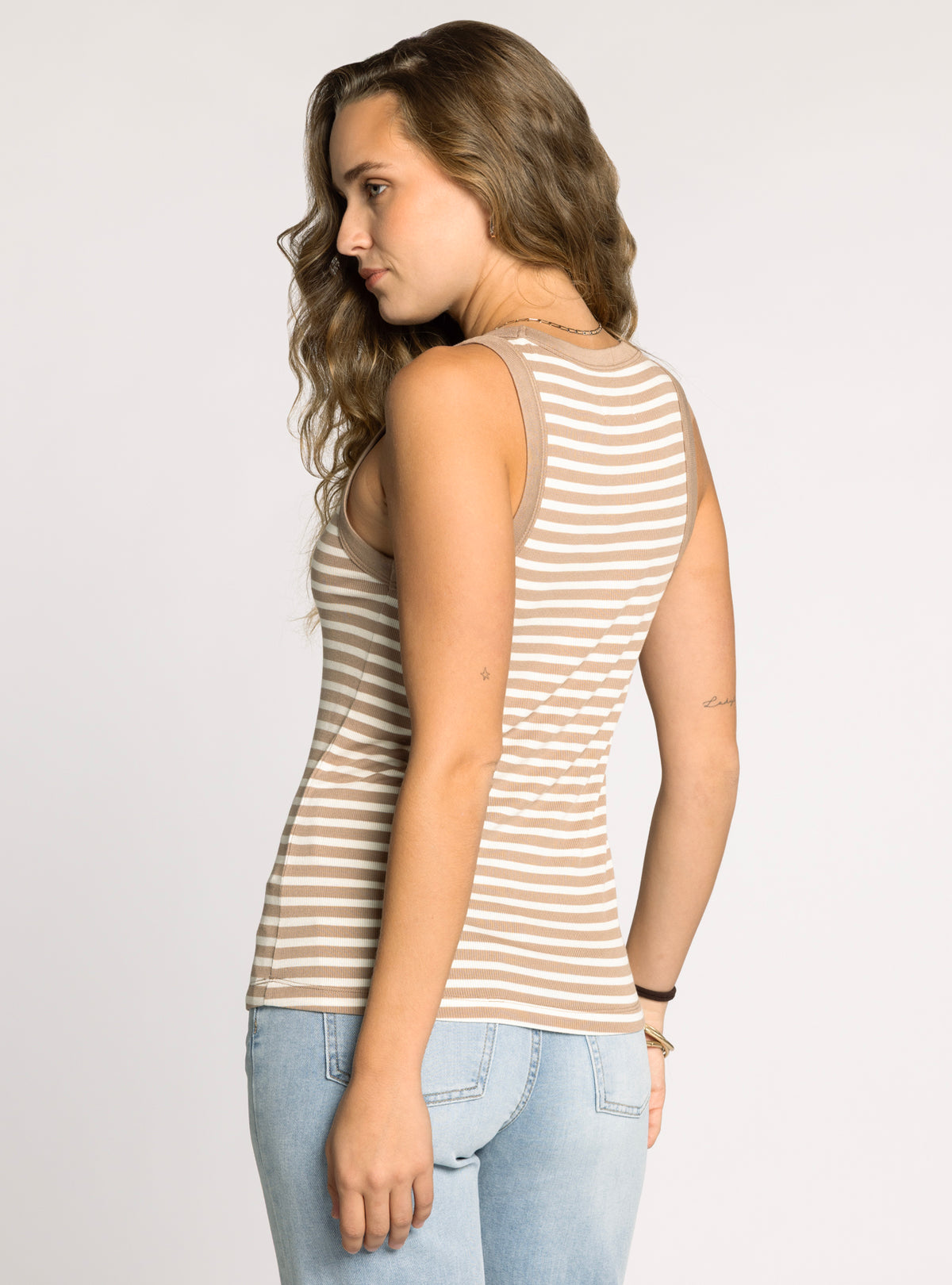 ICED COFFEE IVORY CLARENCE TANK