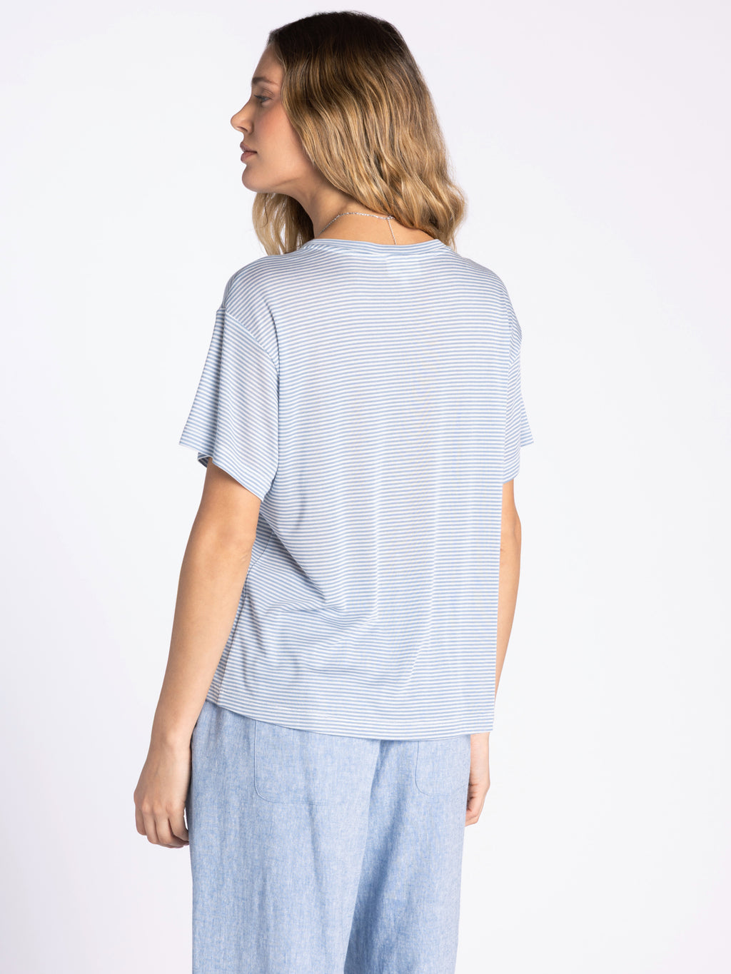 BLUE IVORY OPALITE TEE
