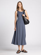 CHARCOAL BLUE PROSPER DRESS