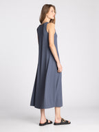 CHARCOAL BLUE PROSPER DRESS