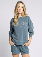 BLUE LAKE LIFE JORDAN LONG SLEEVE SWEATSHIRT