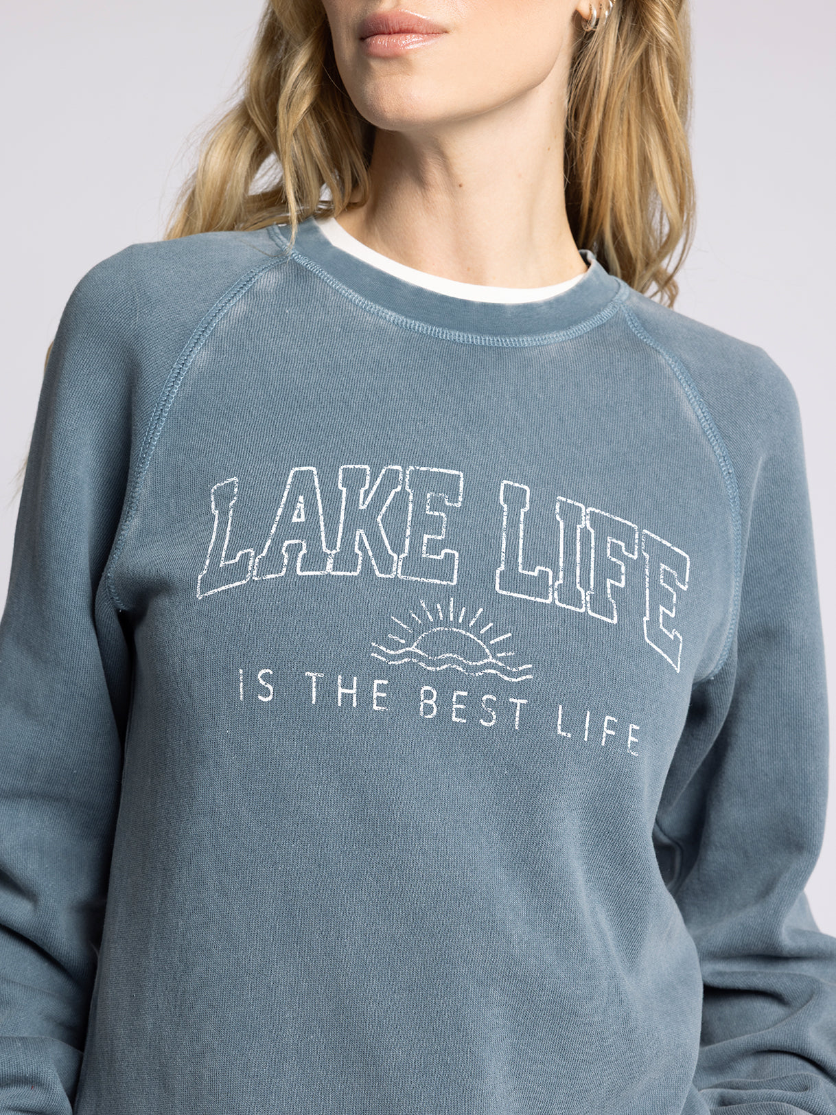 BLUE LAKE LIFE JORDAN LONG SLEEVE SWEATSHIRT