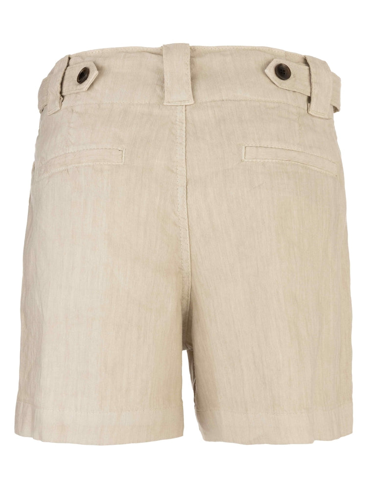 Sand Katie High Rise Short w/Drawstring