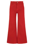 Tomato MEG HIGH RISE FAB AB WIDE LEG RAW HEM