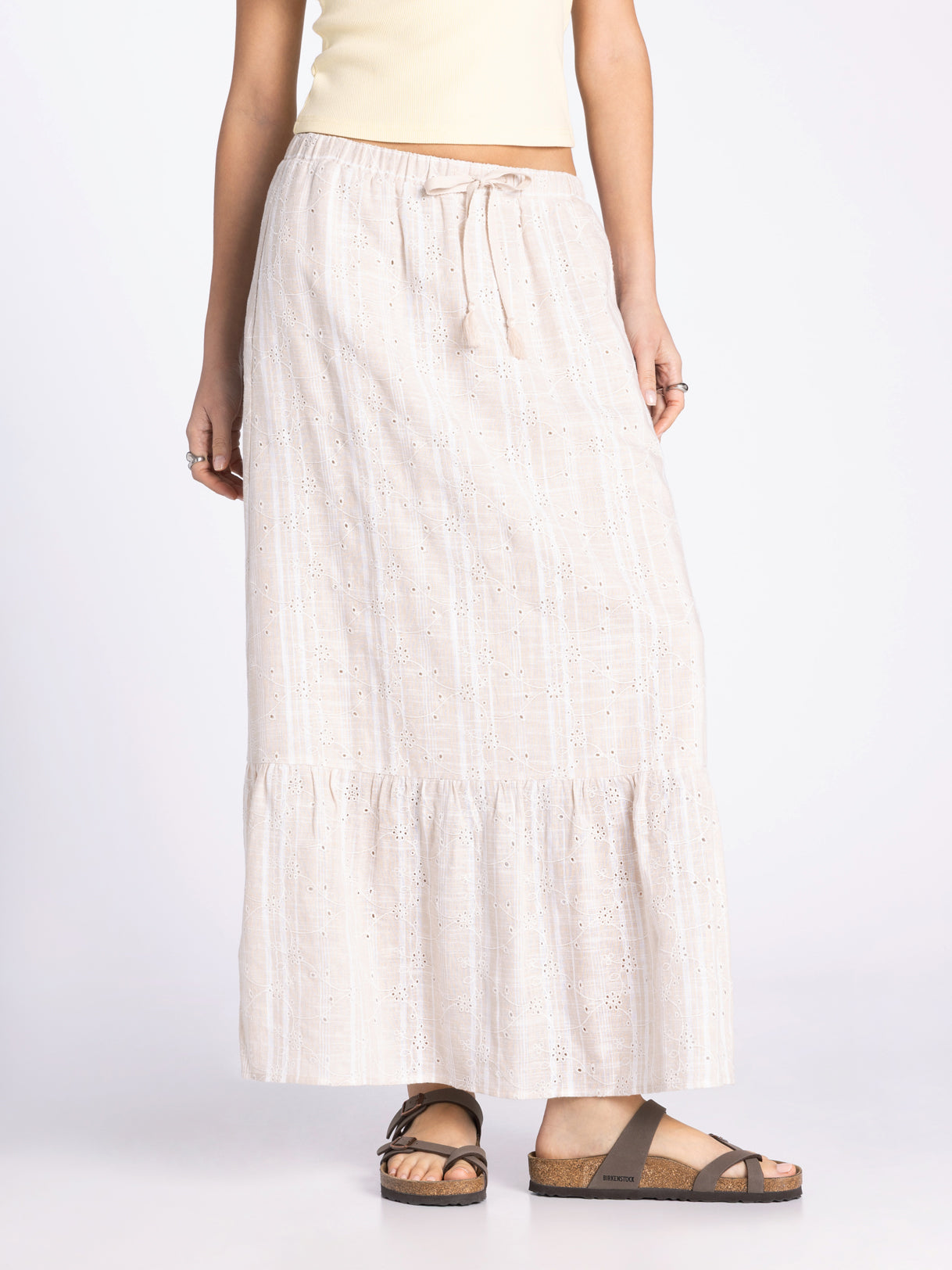 Taupe Morning Glory Skirt