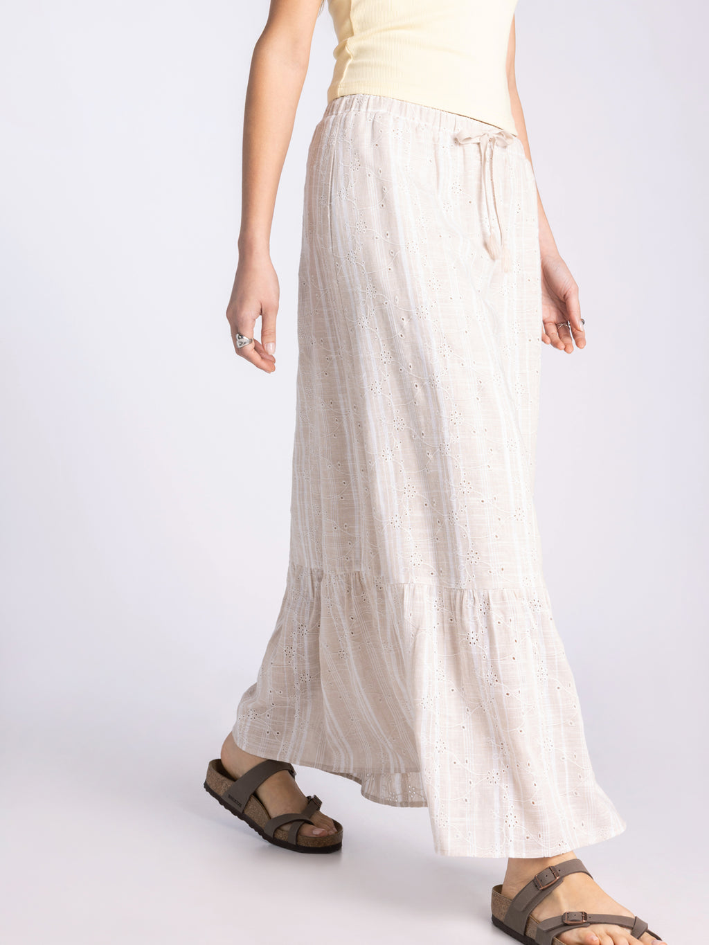 Taupe Morning Glory Skirt
