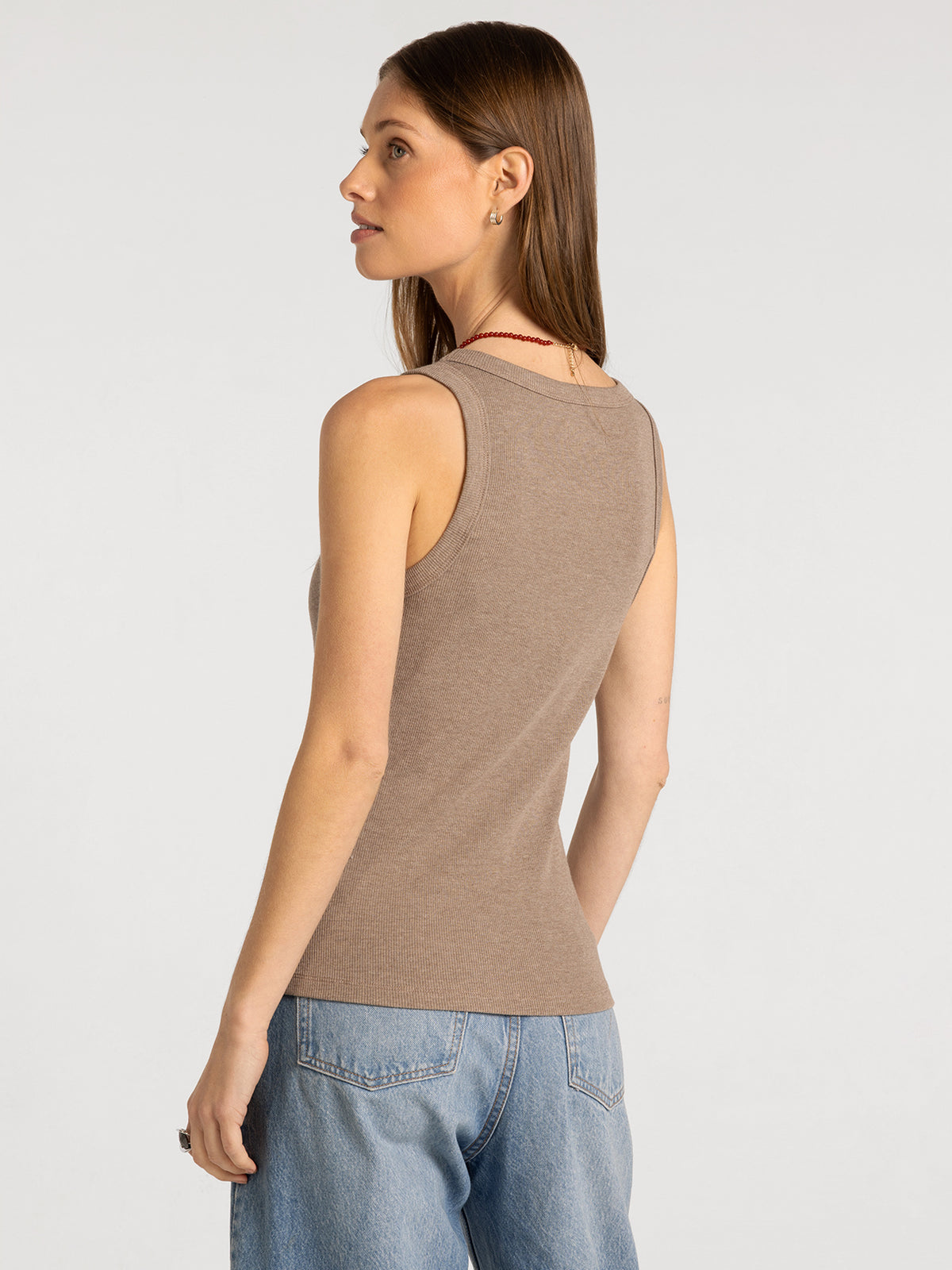 HEATHER ASH BROWN EDLIN TANK – THREAD & SUPPLY – view 4