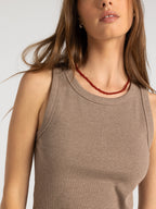 HEATHER ASH BROWN EDLIN TANK – THREAD & SUPPLY – view 5