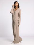 JOY PAJAMA SET TAUPE