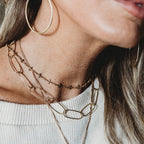 McKay Gold Cross Necklace