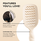 Vented Hair Brush Tan