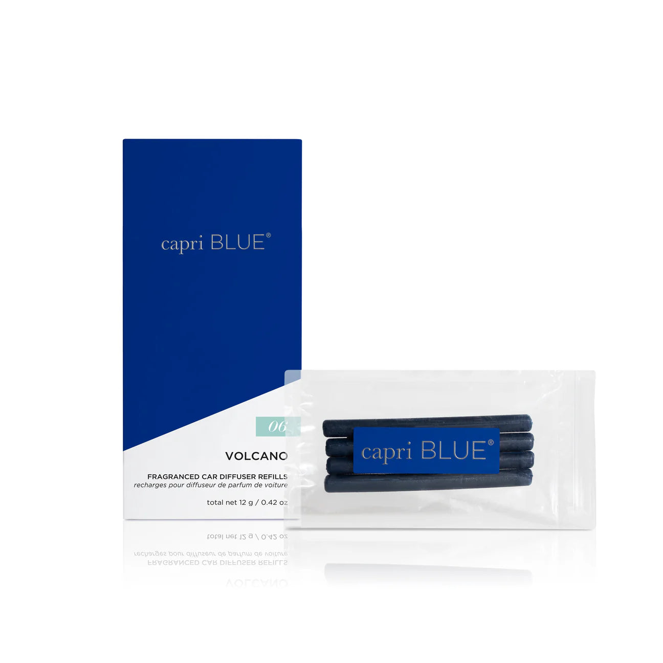 CAPRI BLUE FRAGRANCED CAR DIFFUSER REFILLS